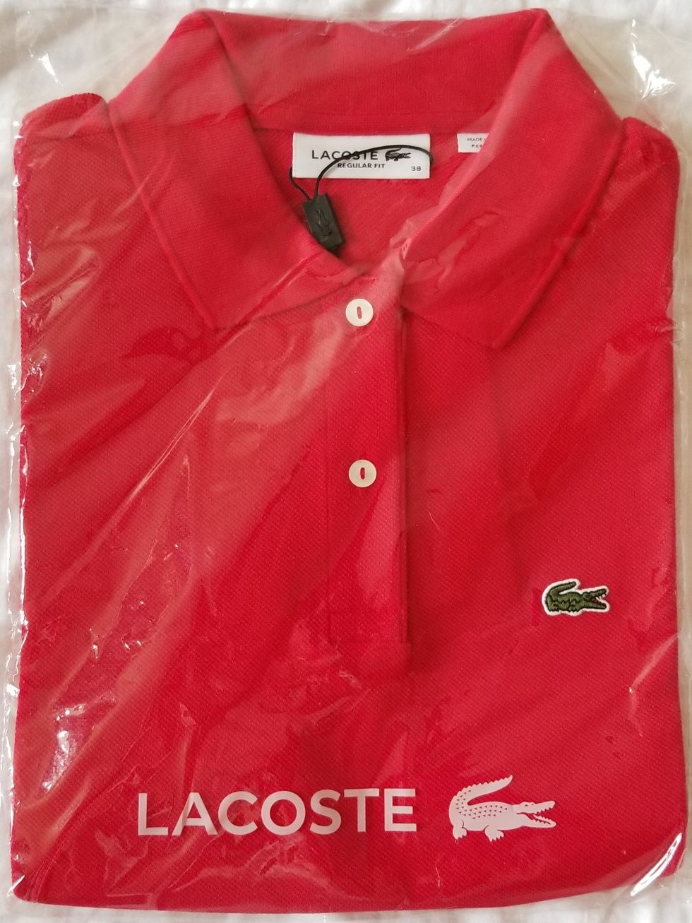 Lacoste поло женская футболка, р.38, оригинал