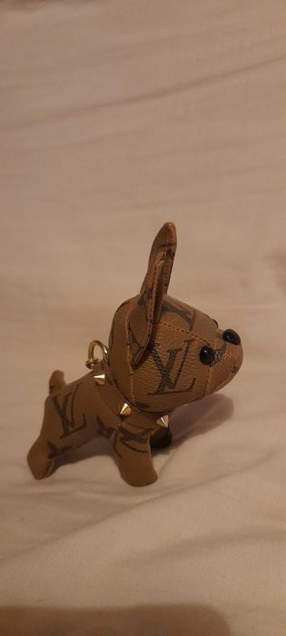 Acessório para mala / Porta chaves bulldog LV