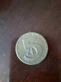 Moneta kolekcjonerska 5 złotych 1976 rok, stan bdb