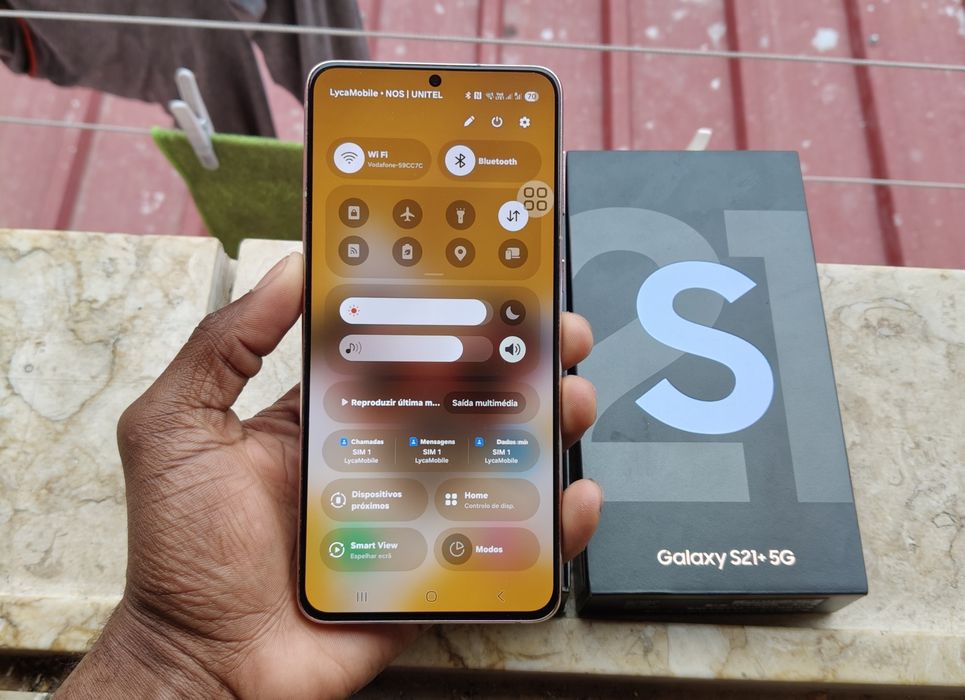 Samsung S21plus estado novo sem marcas de uso 256