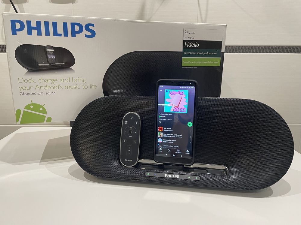 Docking Station / Altifalante de base com Bluetooth Philips AS851