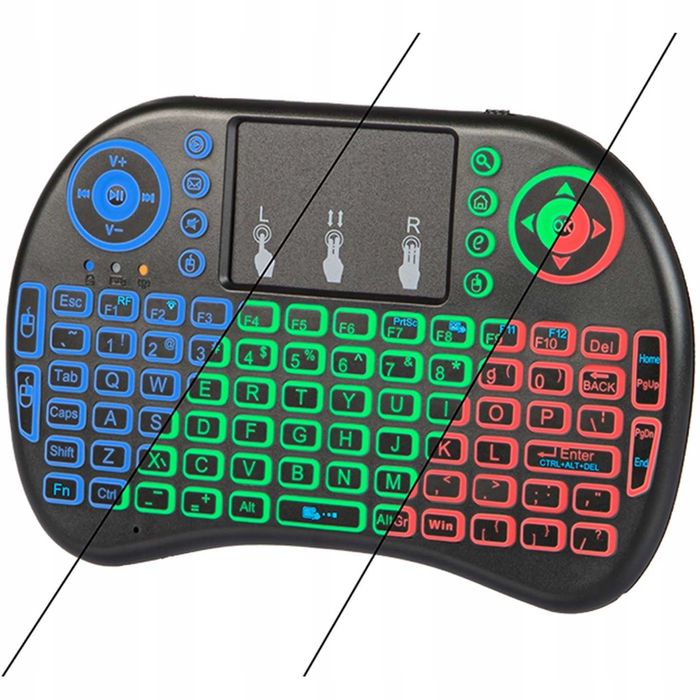 Klawiatura membranowa Mini Klawiatura Bezprzewodowa z Touchpad