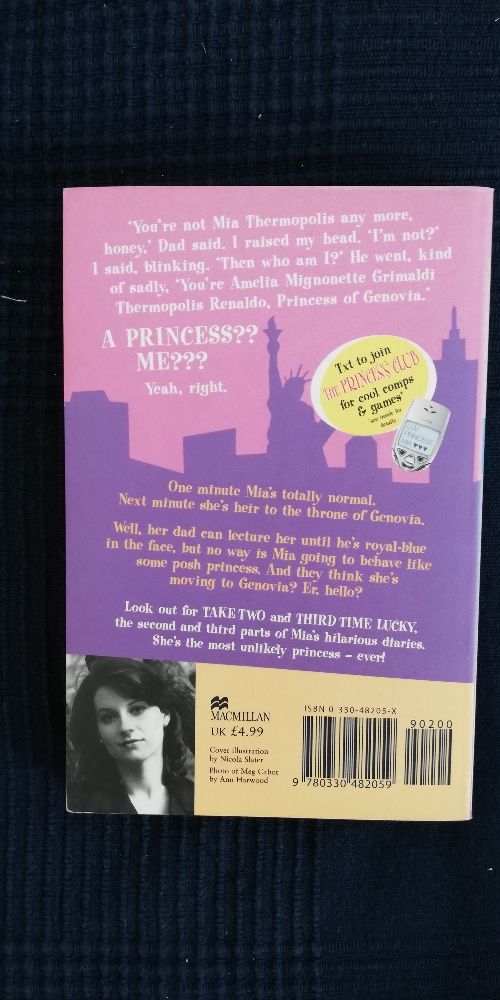 Colecção de 6 livros The Princess Diaries de Meg Cabot em Ingles