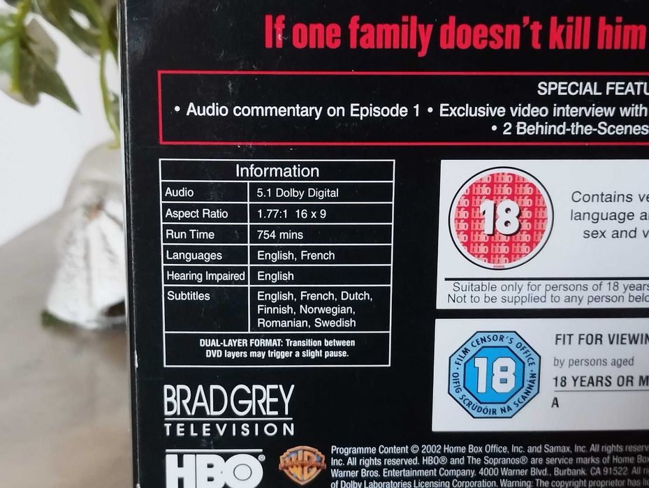 Sopranos, Série DVD Completa (todas as temporadas)