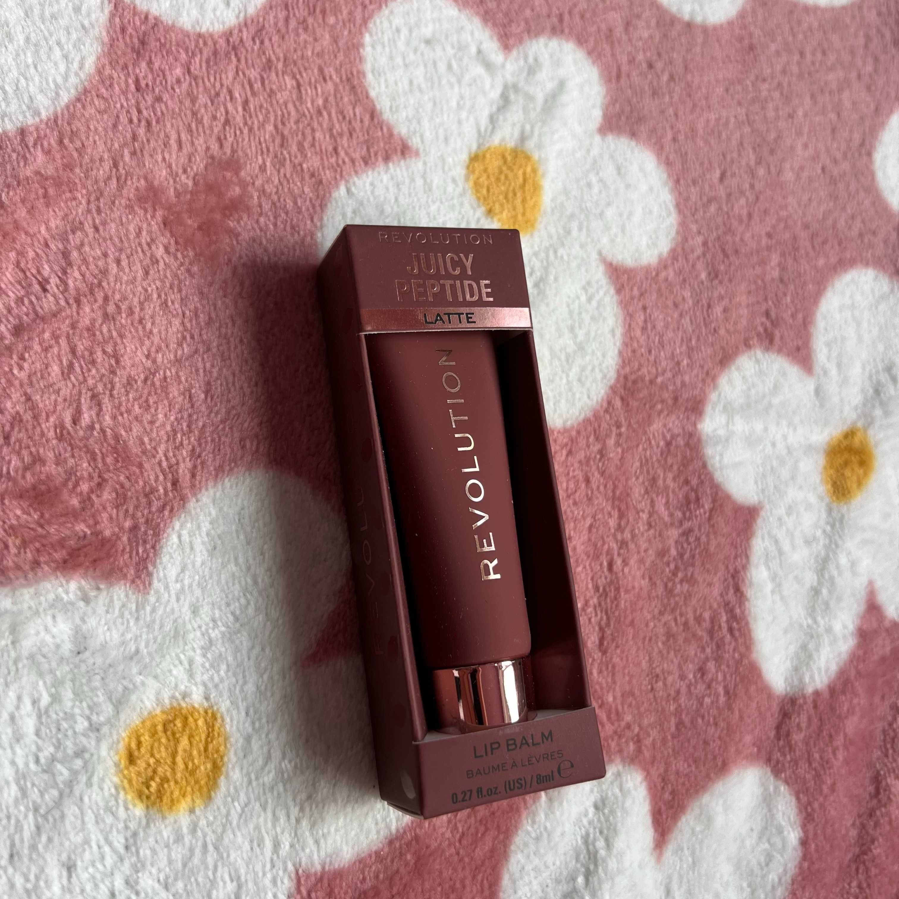 makeup Revolution – Juicy Peptide – Balsam do ust jak błyszczyk latte