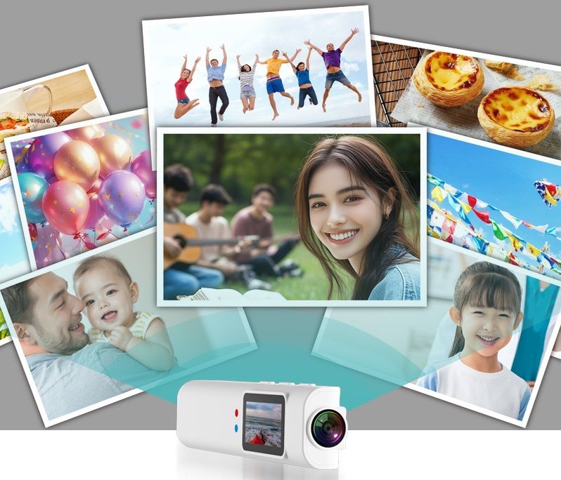 Kamera WiFi w Okularach 2.7K HD FPV z Ekranem IPS MKING MK110