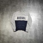 MĘSKA Bluza PREMIUM Diesel CO Trzy Kolor Bawełna Duże Logo Casual