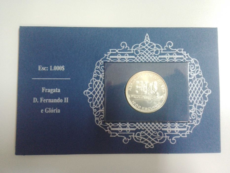 Moedas portuguesas em prata - em estado perfeito