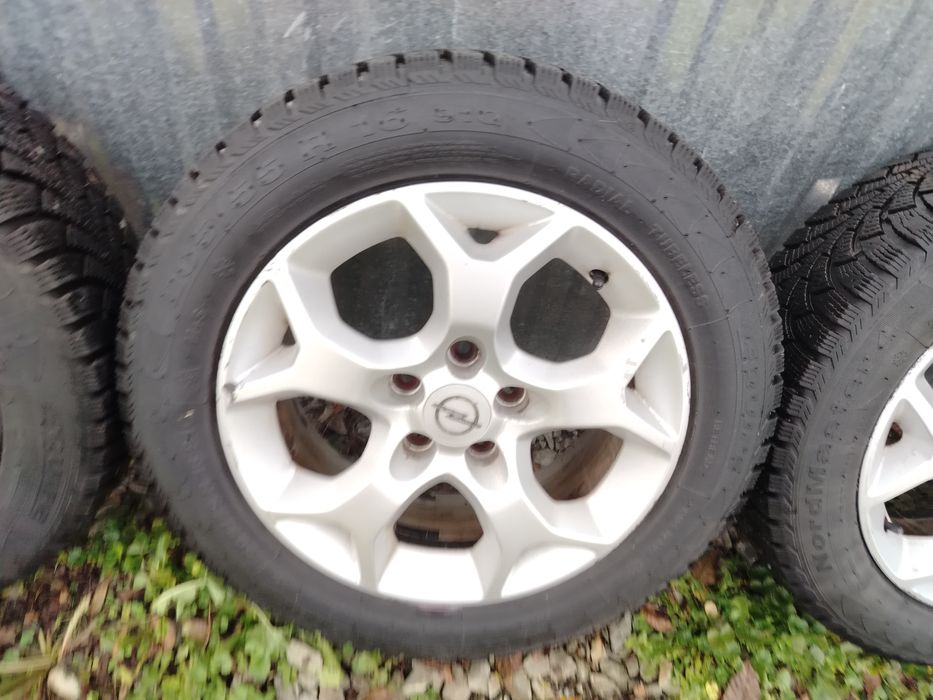 Alufelgi 5x110 Opel 205/55R16 bdb zimowe opony
