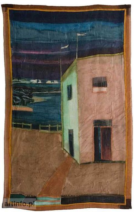 obraz na jedwabiu "Dom" Joanna Stasiak, 2010, tajemniczy, nieoczywisty