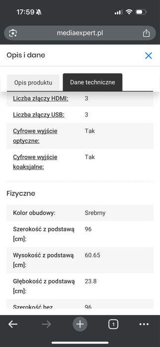 Telewizor LG smart tv dvbt-2 okulary 3D  42’