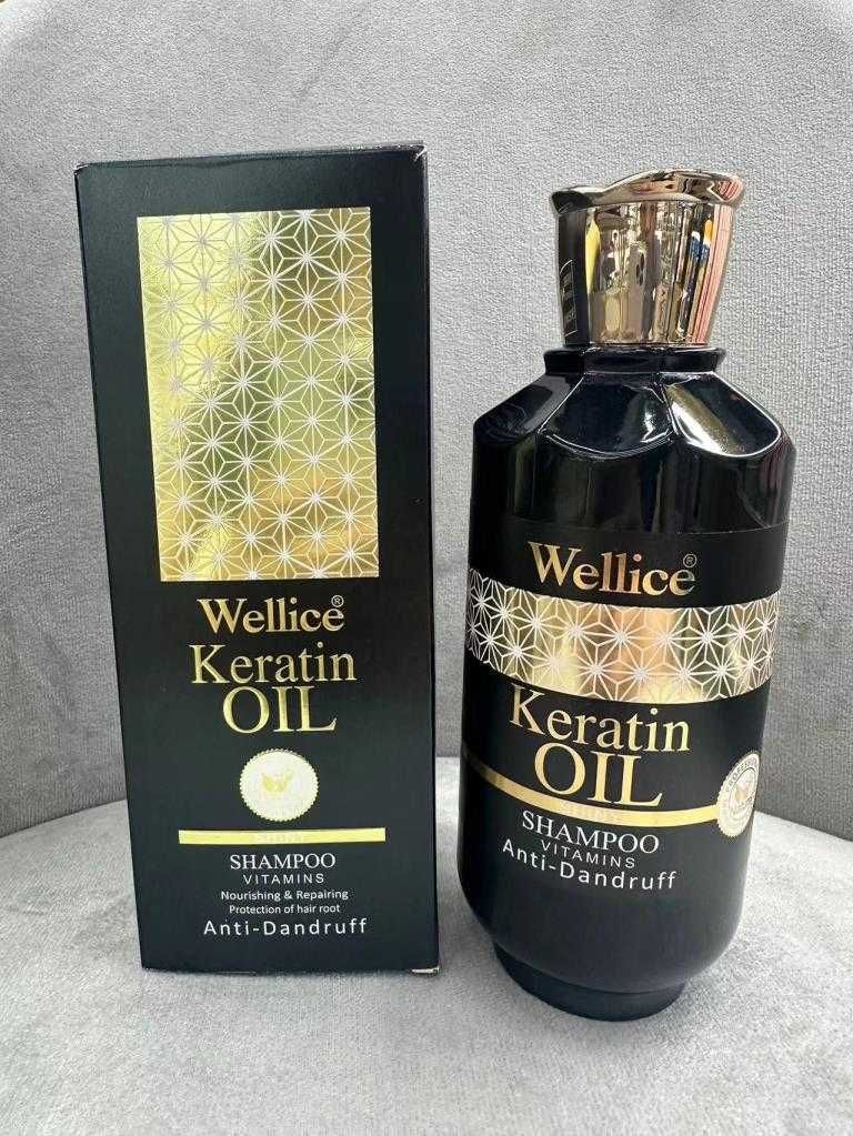 szampon Wellice Keratin Oil z witaminami,