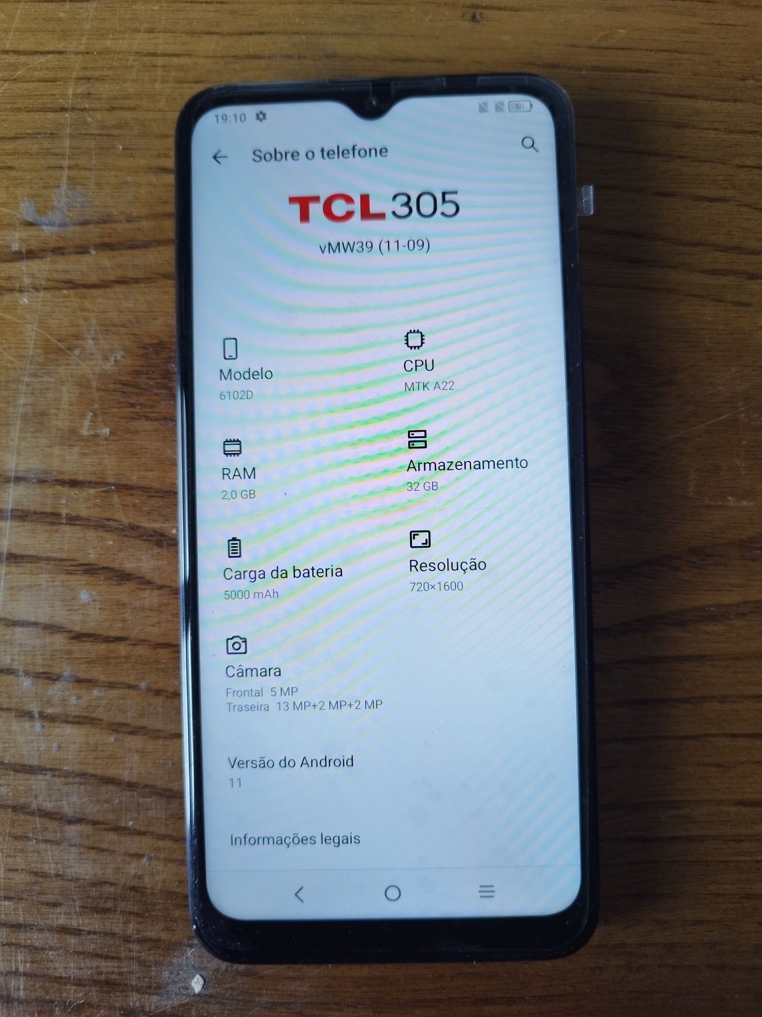 Telemóvel tcl 305