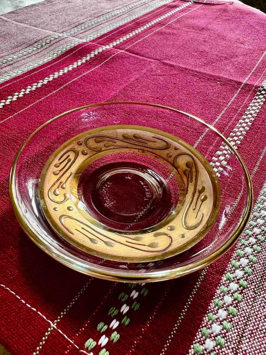 Склянки-Армуди з блюдцем /з золотим візерунком/