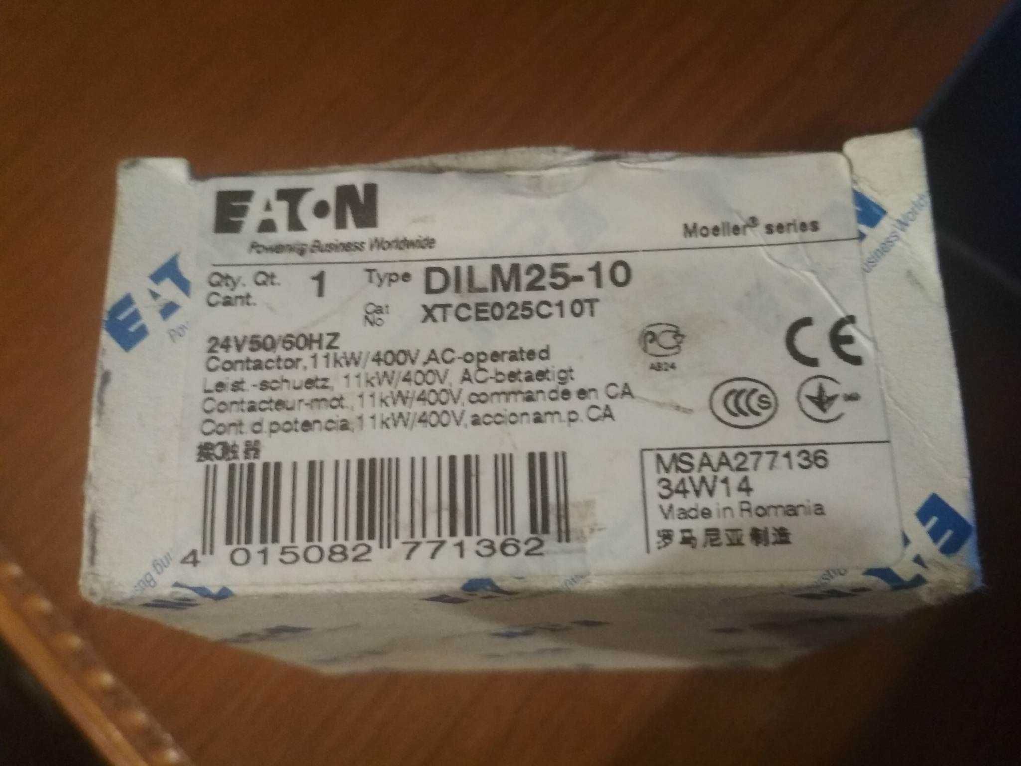 Stycznik mocy dilm25-10 24v50/60hz