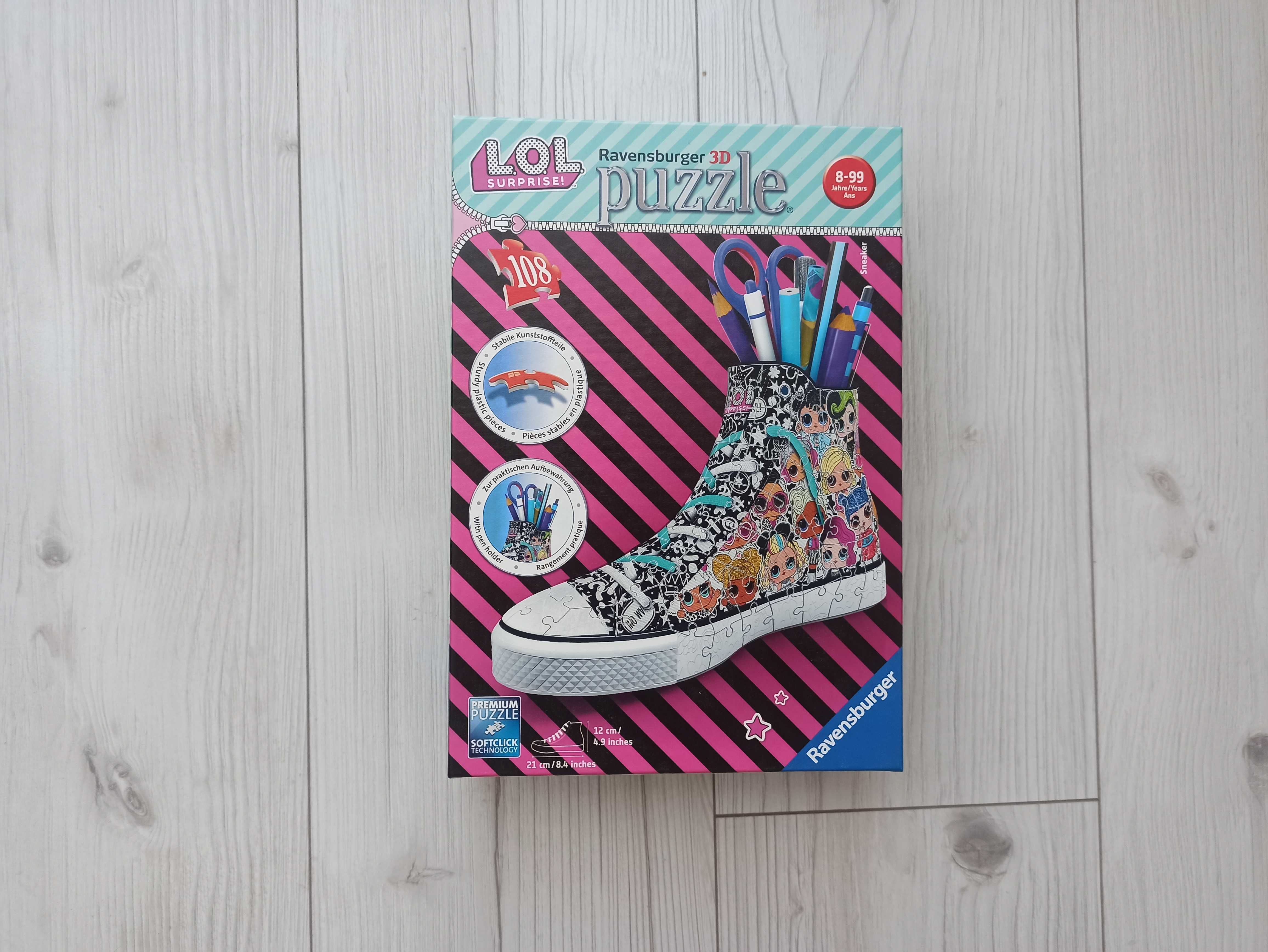 Ravensburger, puzzle 3D, But    LOL, 108 el.