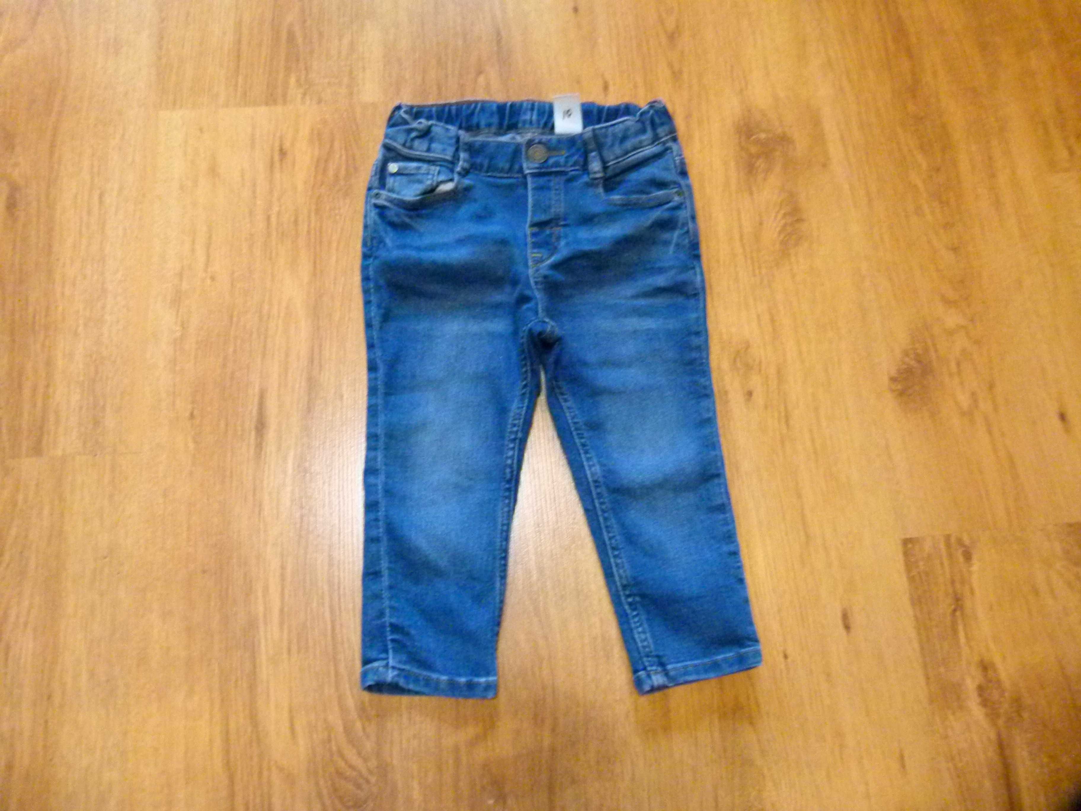 rozm 86 H&M spodnie jeans Uniseks