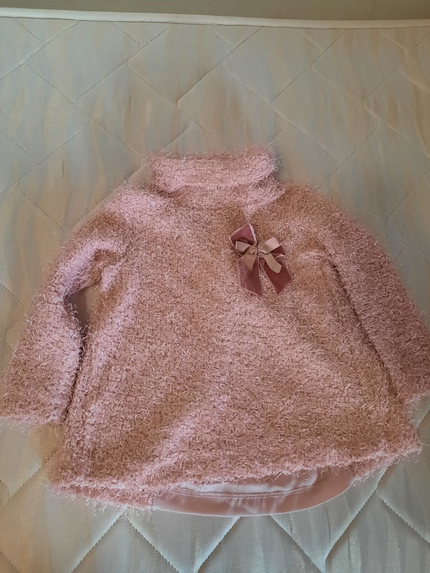 Camisola rosa de Inverno 4 anos