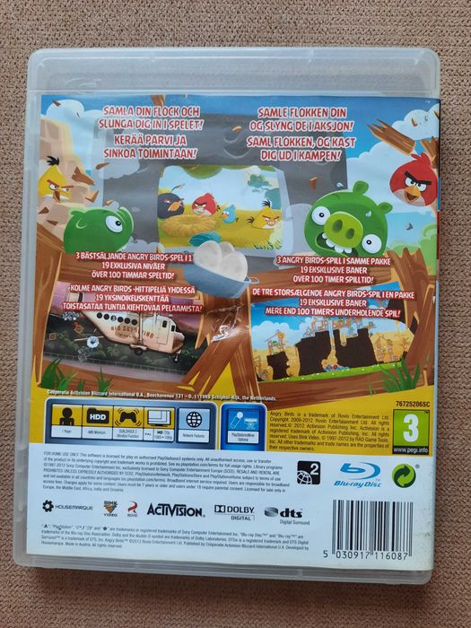 Angry Birds Trilogy PS3 (stan 5/6)