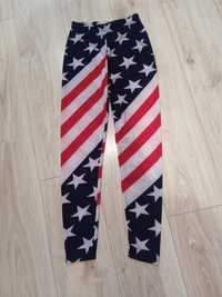 Spodnie barwy amerykańskiej flagi