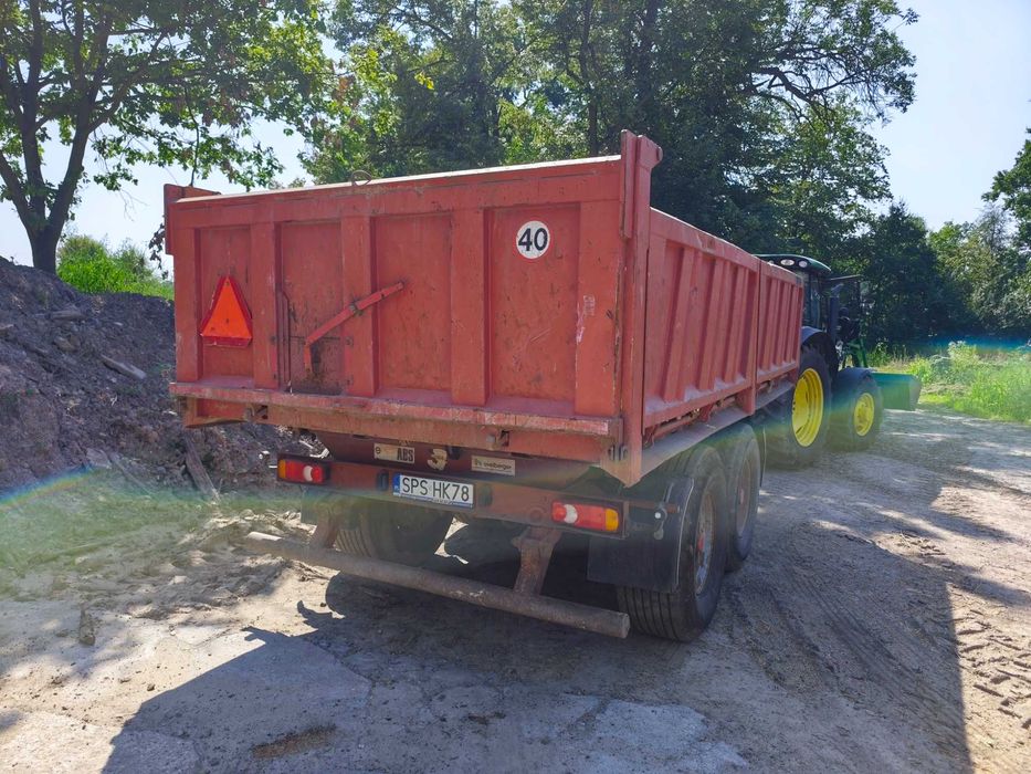 Przyczepa tandem wywrotka ciężarowo - rolnicza