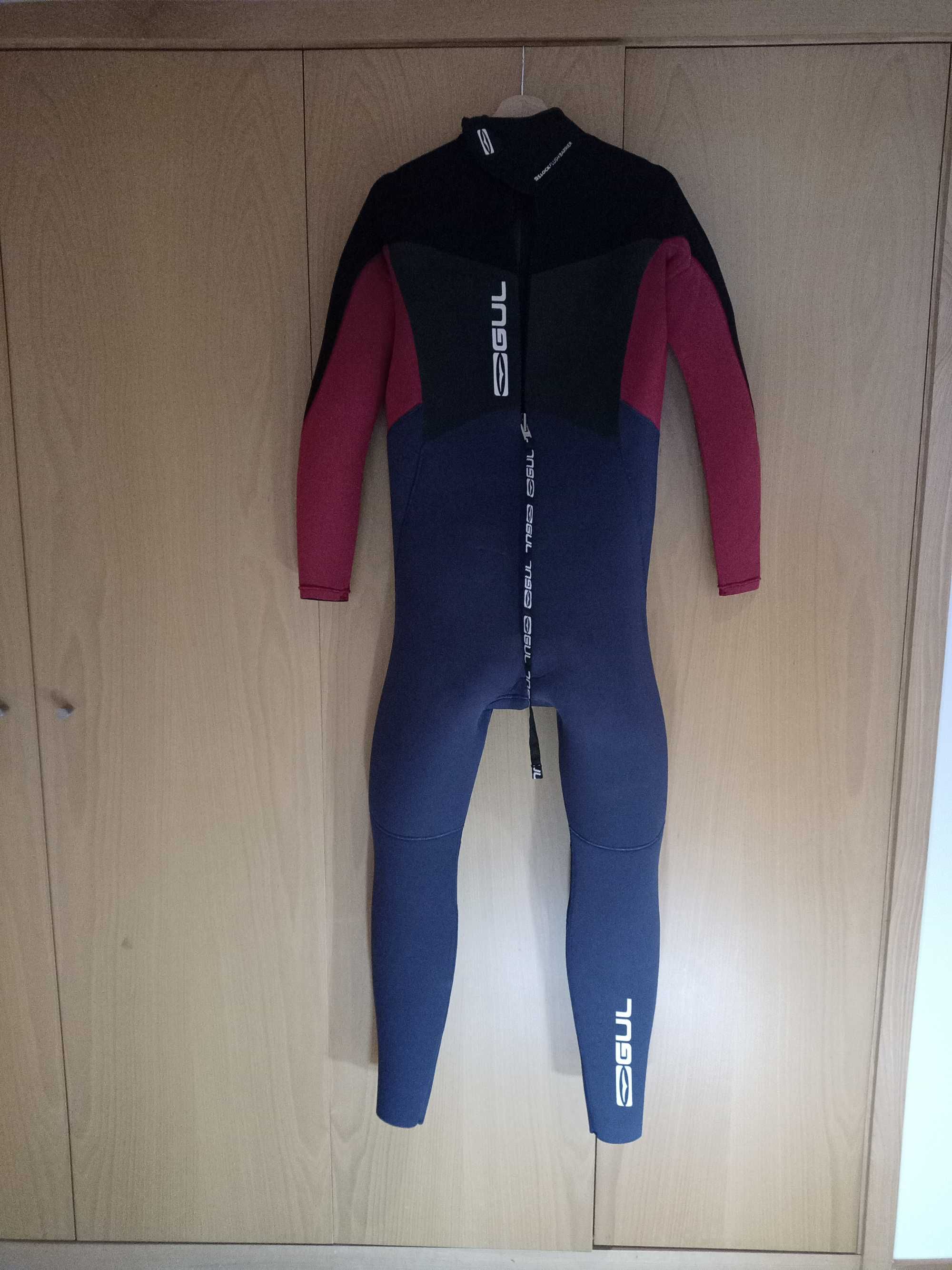 Response 5/3 mm Navy-Red wetsuit Gul novo / fato neoprene NEW