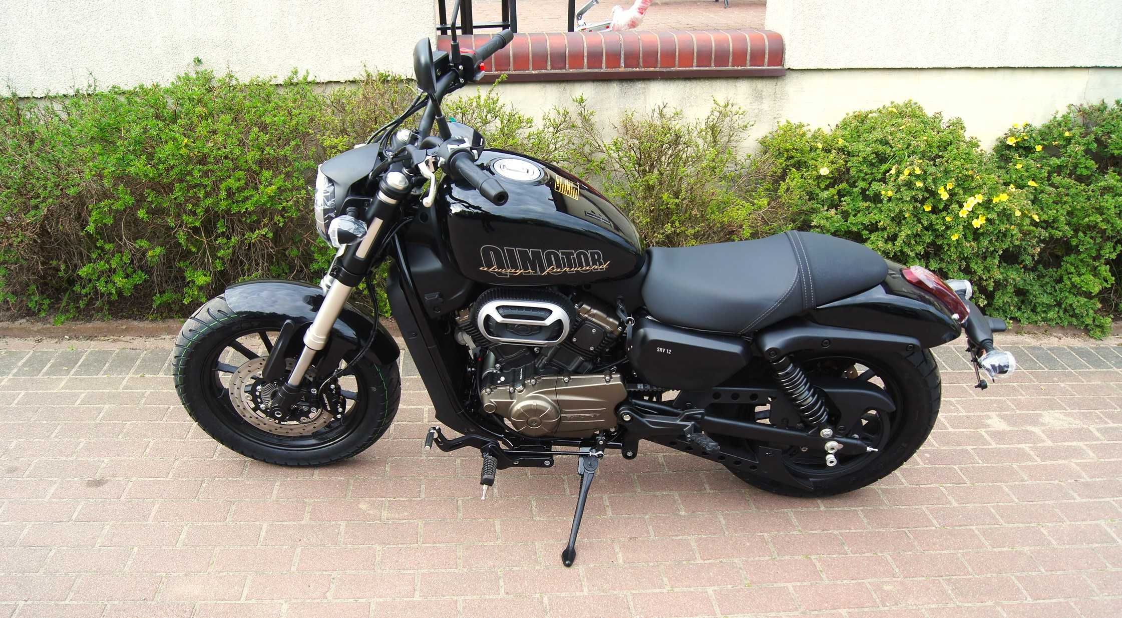 QJ motor SRV 12 V-twin na prawko B  125 cc Reda Słupsk Puck + gratisy