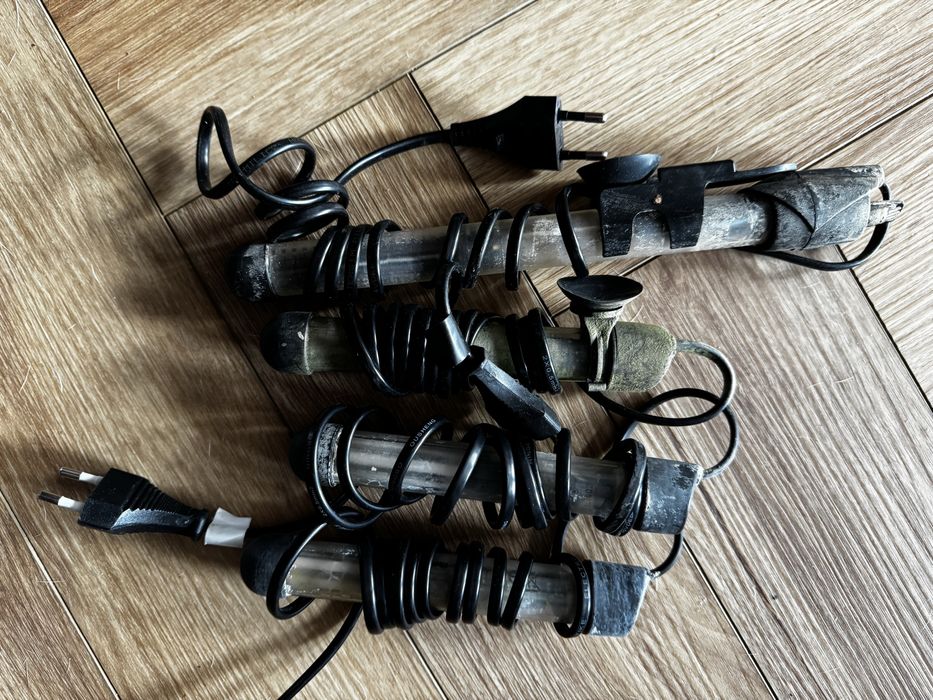Lampa filtry grzałki akwarium