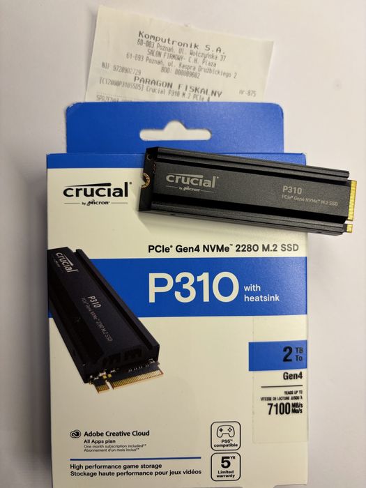 Dysk m2 2tb playstation 5 / pc Gwarancja