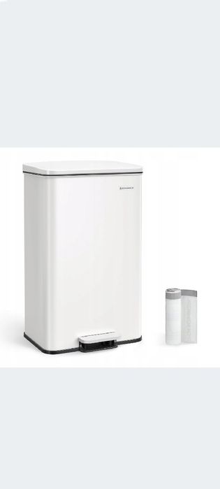 Kosz na odpady biały