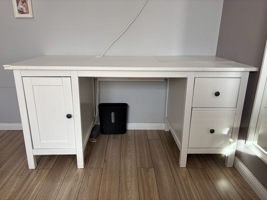 Biurko Hemnes białe, Ikea