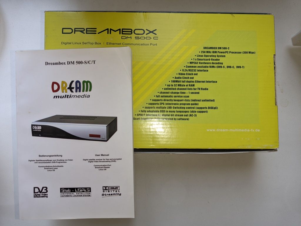 Супутниковий ресивер Dreambox DM 500-C