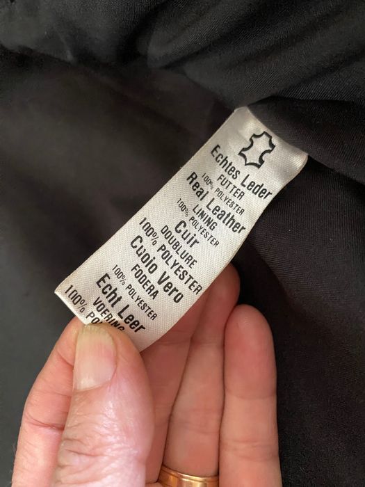 Blusão vintage anos  80 em pele