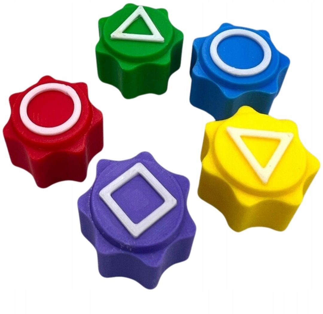 Kości DO Koreańskiej GRY Gonggi SQUID GAME Box CIĘŻKIE kości