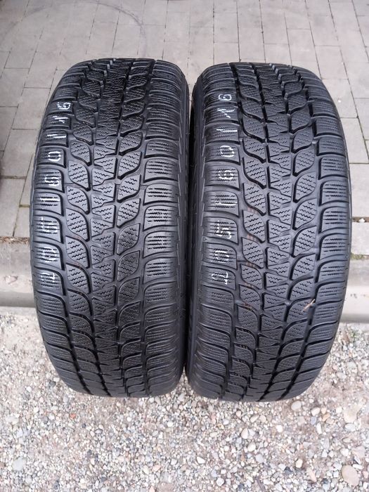 2x Opony Używane Zimowe 205/60R16 Bridgestone