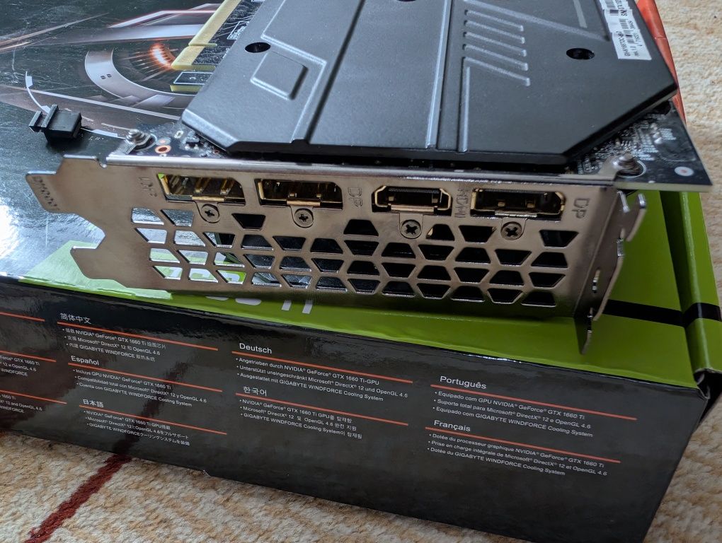 Karta Graficzna GIGABYTE GEFORCE GTX 1660 Ti OC