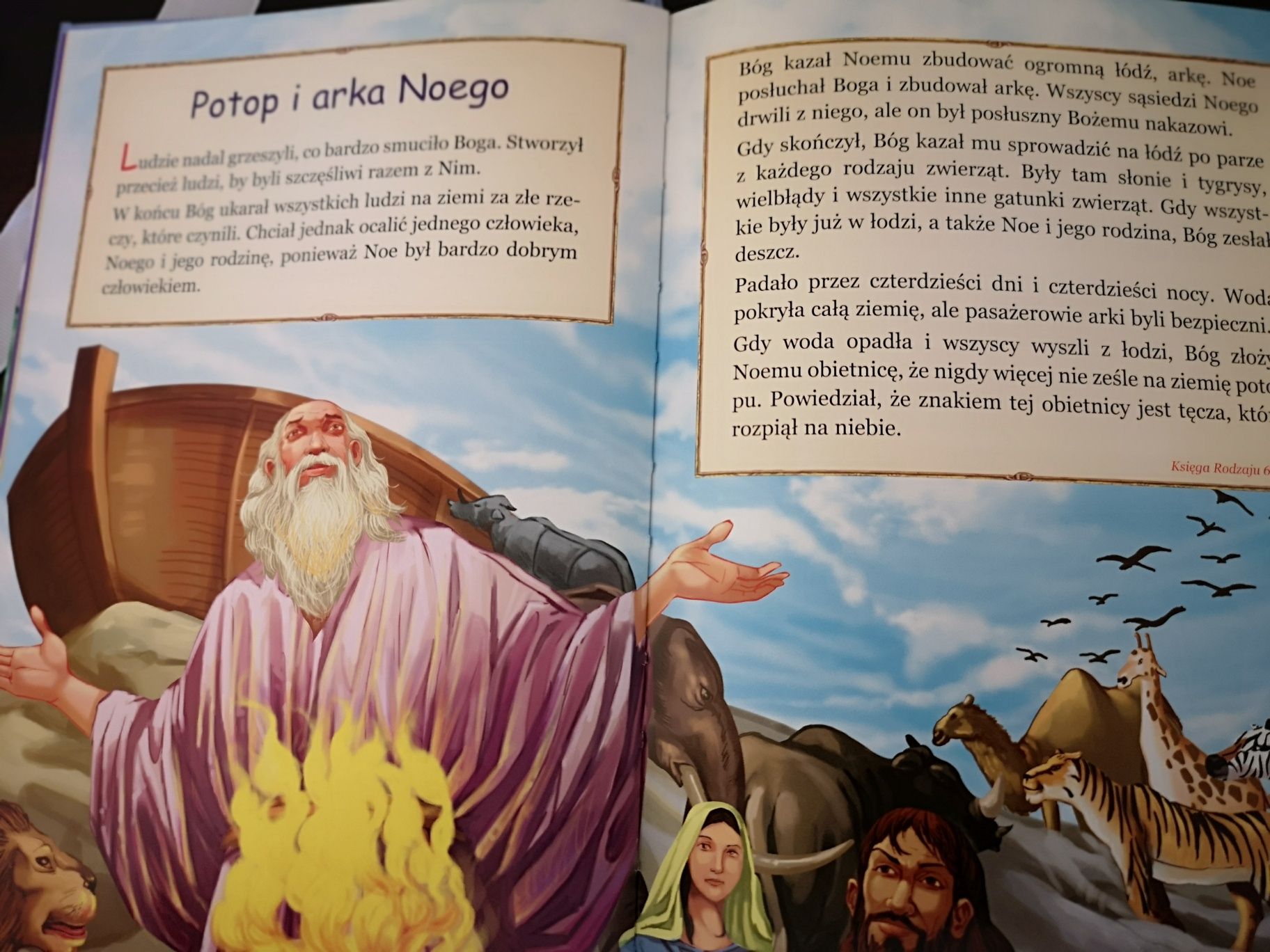 Biblia dla dzieci ilustrowana Pismo Święte prezent na komunię