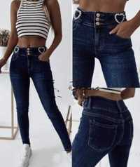 Wyprzedaż Piękne spodnie jeans firmy RE-DRESS