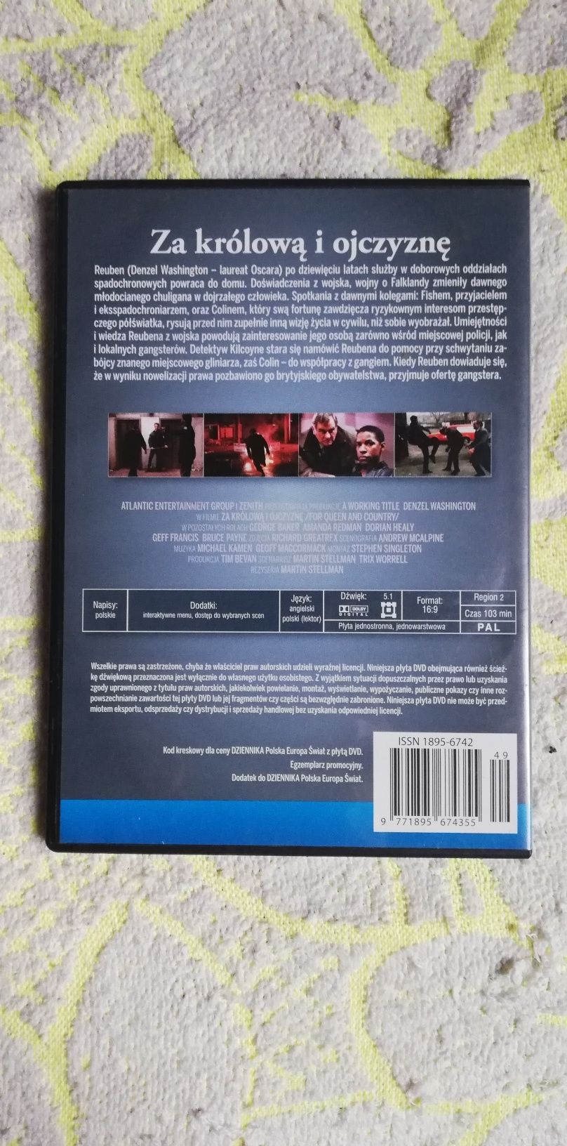 Za Królową i ojczyznę film na DVD