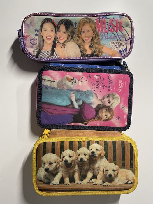 3 piórniki szkolne Disney