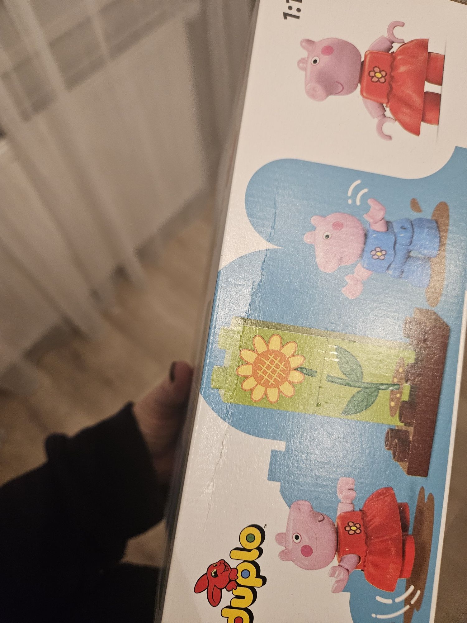 Lego Duplo  Świnka Peppa 10431 ogrod i domek na drzwie