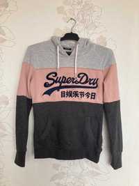 bluza z kapturem kangurek SuperDry vintage