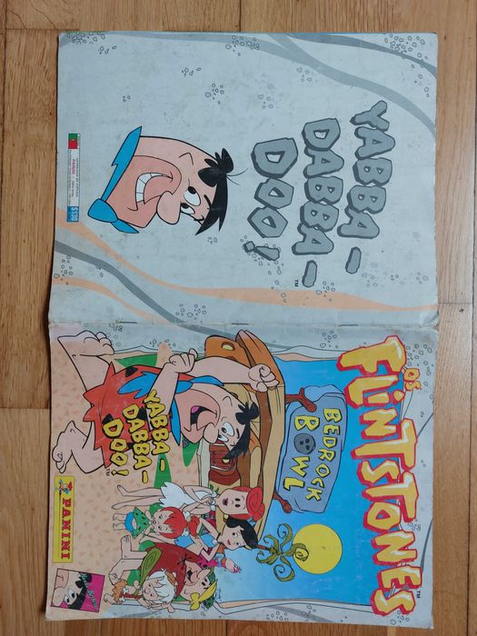 Caderneta de cromos "Os Flintstones" - Completa