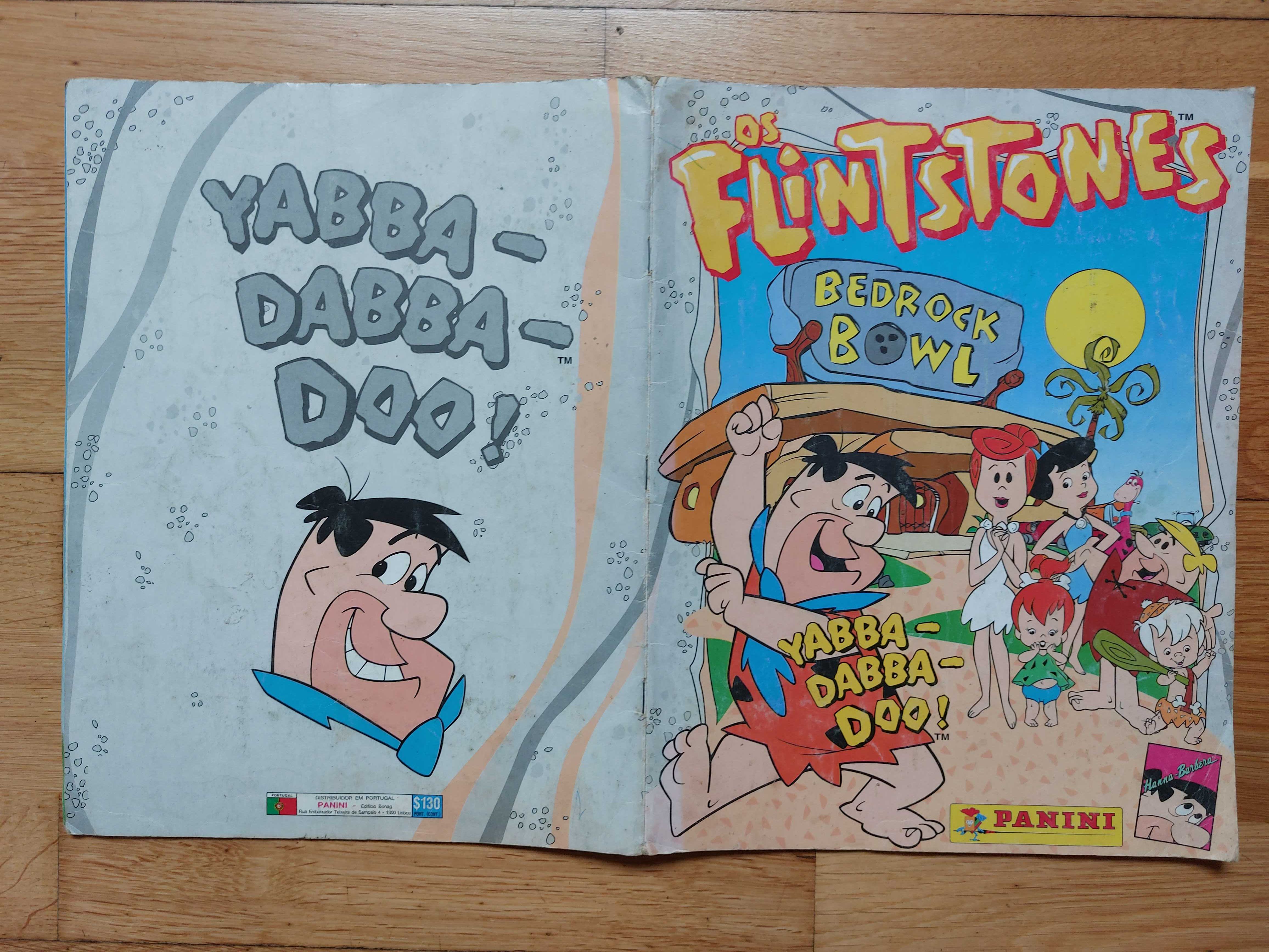 Caderneta de cromos "Os Flintstones" - Completa