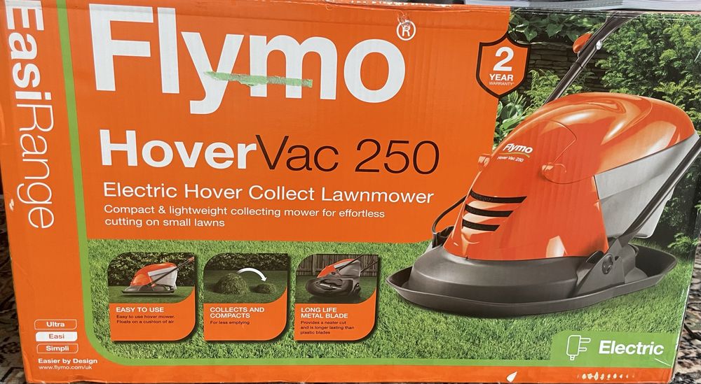 Máquina de Relva Eléctrica Flymo HoverVac 250 Husqvarna