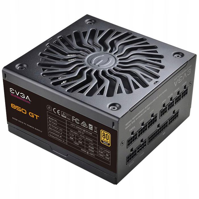 Zasilacz Modularny Evga 220-Gt-0850-Y1 850W 24-Pin Atx Czarny