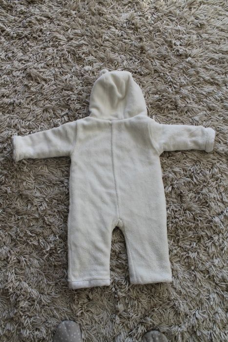 kombinezon wiosna/jesień r. 62/68 + czapka i buciki