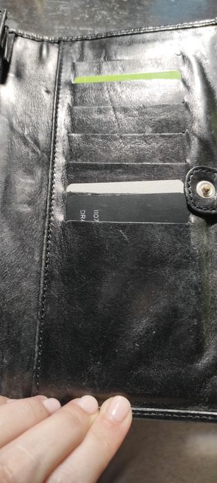 Porta moedas senhora em pele