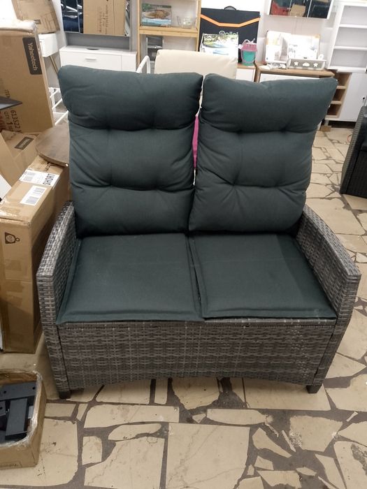 Sprzdaw dwuosobowa sofa technorattanowa