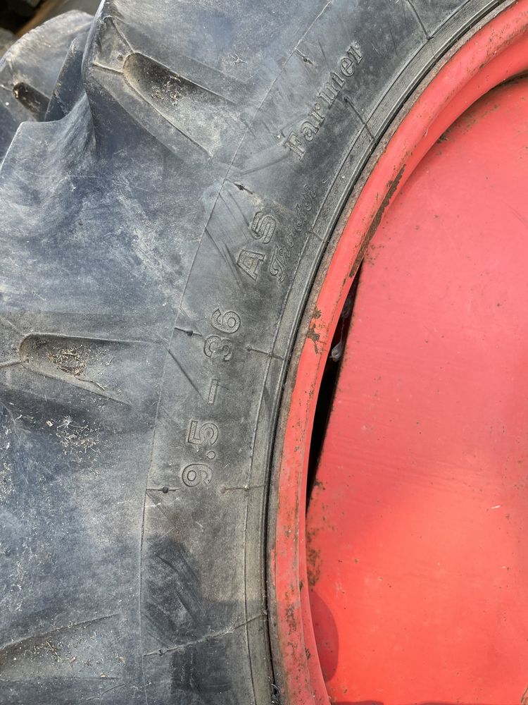 Koła wąskie do miedzyrzędzi 9.5 R48 i 9.5 R36 do Fendt, John Deere